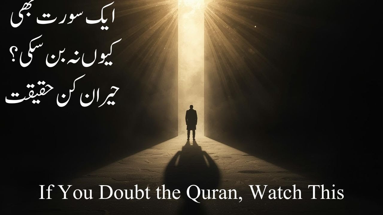 The Quran’s Challenge No One Could Answer||If You Doubt the Quran||Surah Al-Baqarah Ayat 23–24,