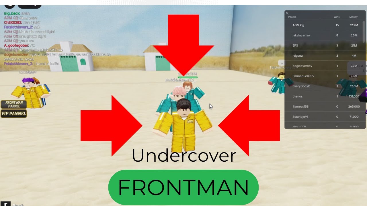 Обзор Frontman Gamepass! Все самое интересное в [REBELLION +❤️] Octopus Game [SQUID GAME] 🔥