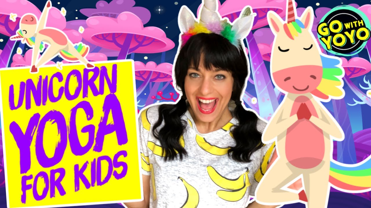 UNICORN KIDS YOGA VIDEO 🦄Exercise For Kids | GO with YOYO - Fitness Fun