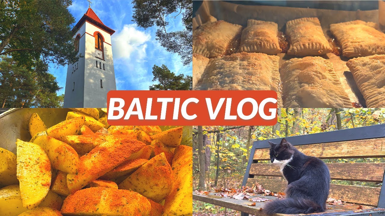 Baltic Vlog: Potatoes, Pastries & Forest Walks | No talking (Subtitles)