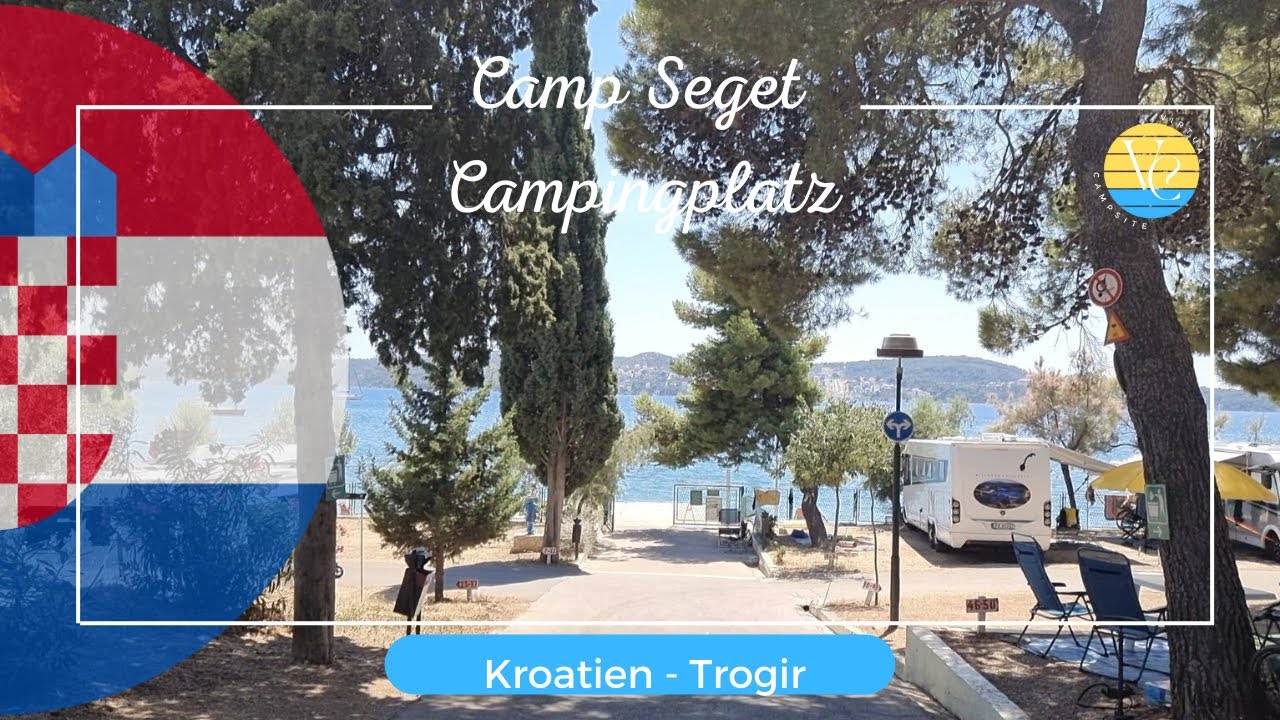 Kroatien - Campingplatz direkt am Meer - Camp Seget - Donji - nähe Trogir