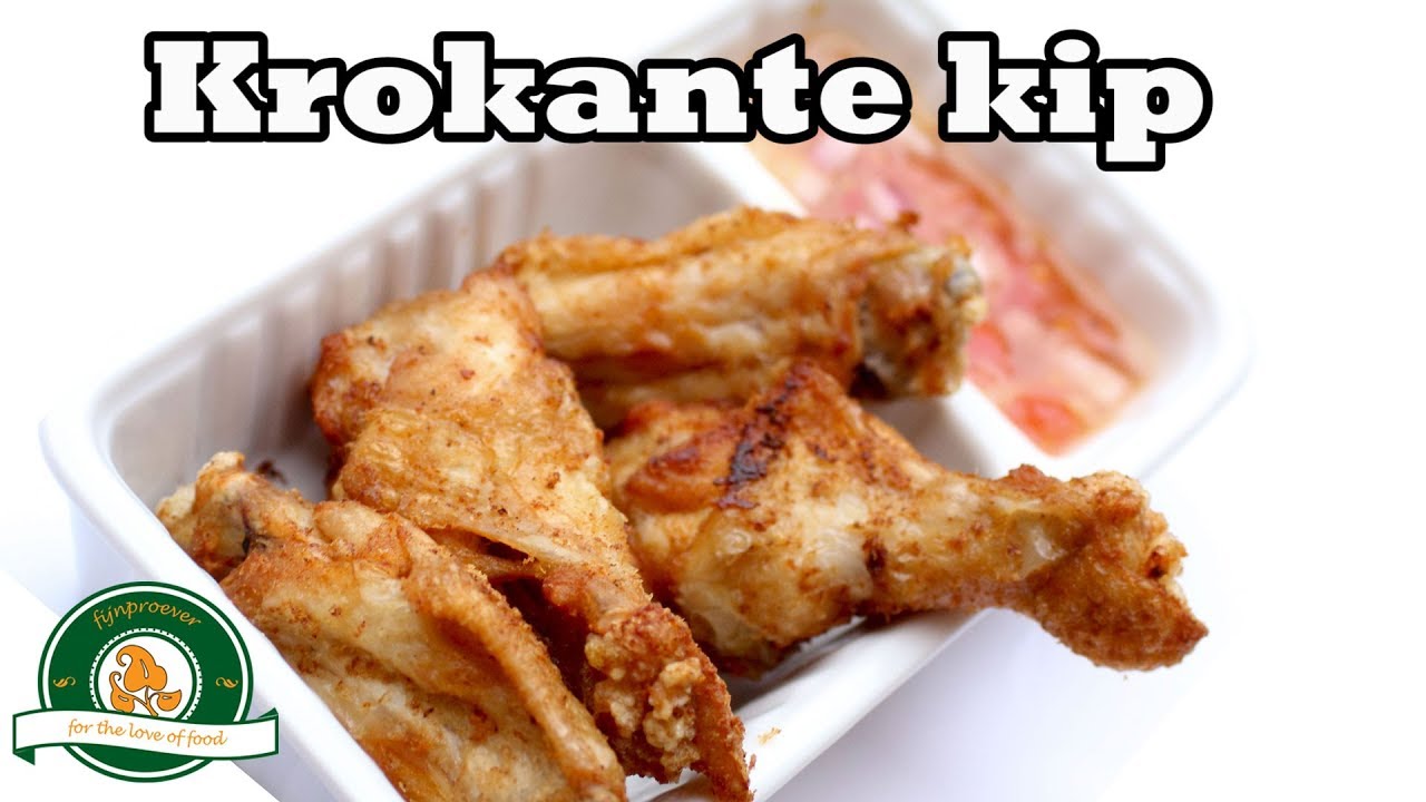Krokant gefrituurde Kip