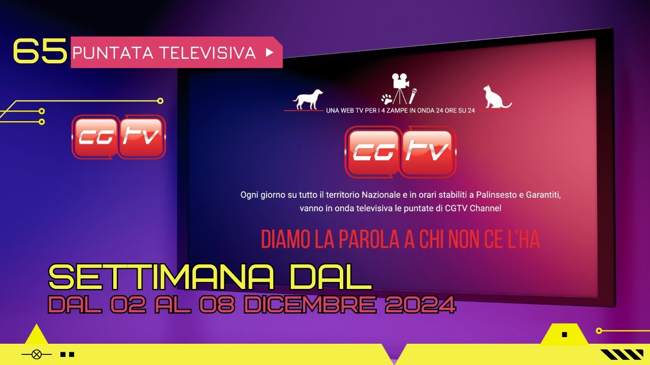 65 - Puntata televisiva dal 02 al 08 Dicembre 2024