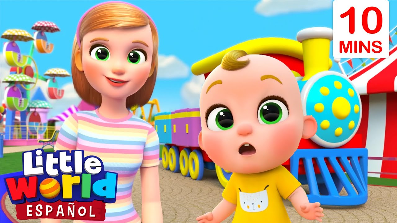 Vamos Al Parque 🎤 Canciones Infantiles 🎶 Little World En Español 👶🏻 Dibujos animados para niños