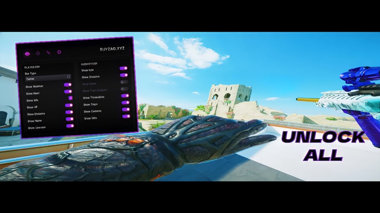 Using Ruyzaq.XYZ to Dog Champs (Unlock All, Walls, Aimbot, Etc...)