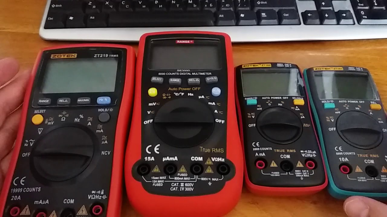 ZOTEK ZT219 (RICHMETERS RM219, Aneng AN870) Обзор ч. 3