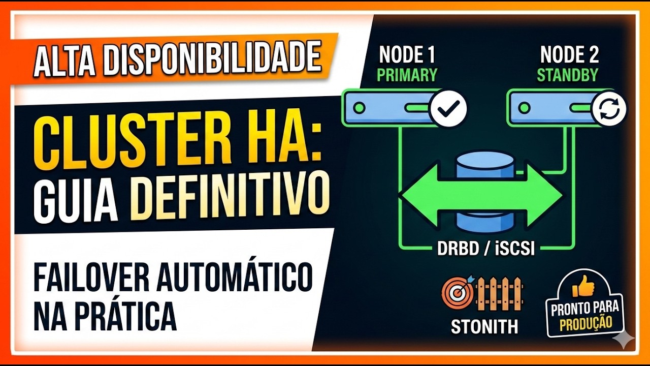 Alta Disponibilidade Real: Configurando Failover Automático com STONITH