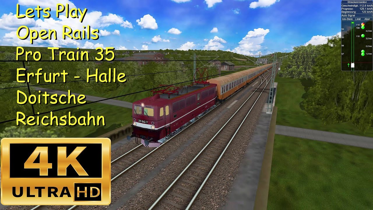 Lets Play Open Rails - Pro Train 35 - Erfurt Halle [MSTS]