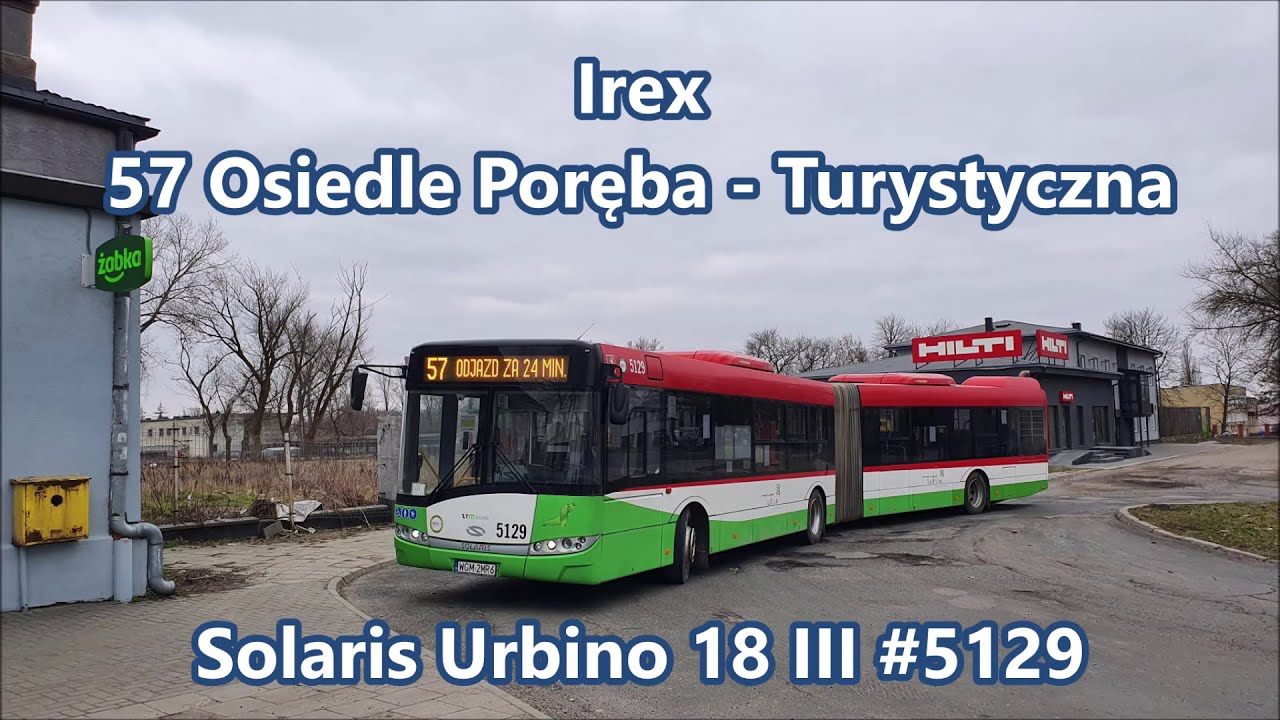Irex - linia 57, Solaris Urbino 18 III #5129