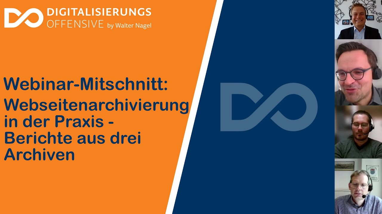 Webseitenarchivierung in der Praxis - Berichte aus drei Archiven