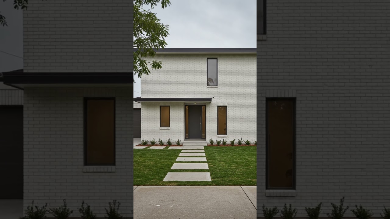 White Brick Exterior House Ideas! 🤍🏠 