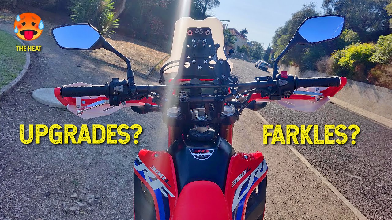 Honda CRF300L: Accessories, Upgrades and the HEAT IS ON with KTM 790 Adventure R.