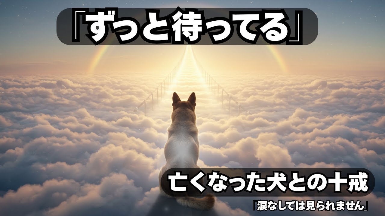 【泣かずに見れたら強い人】亡くなった犬との十戒～天国からあなたへ～