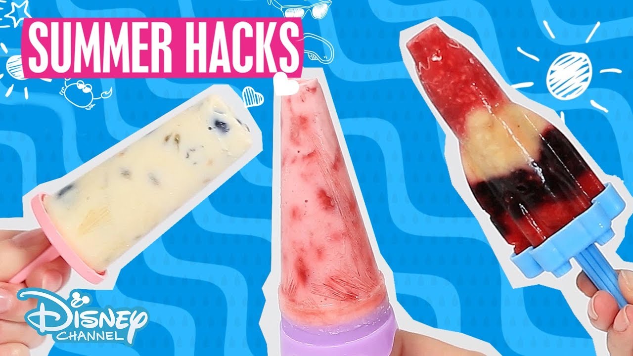 Summer Hacks | Summer Fruit Ice Lolly Recipe | Official Disney Channel UK