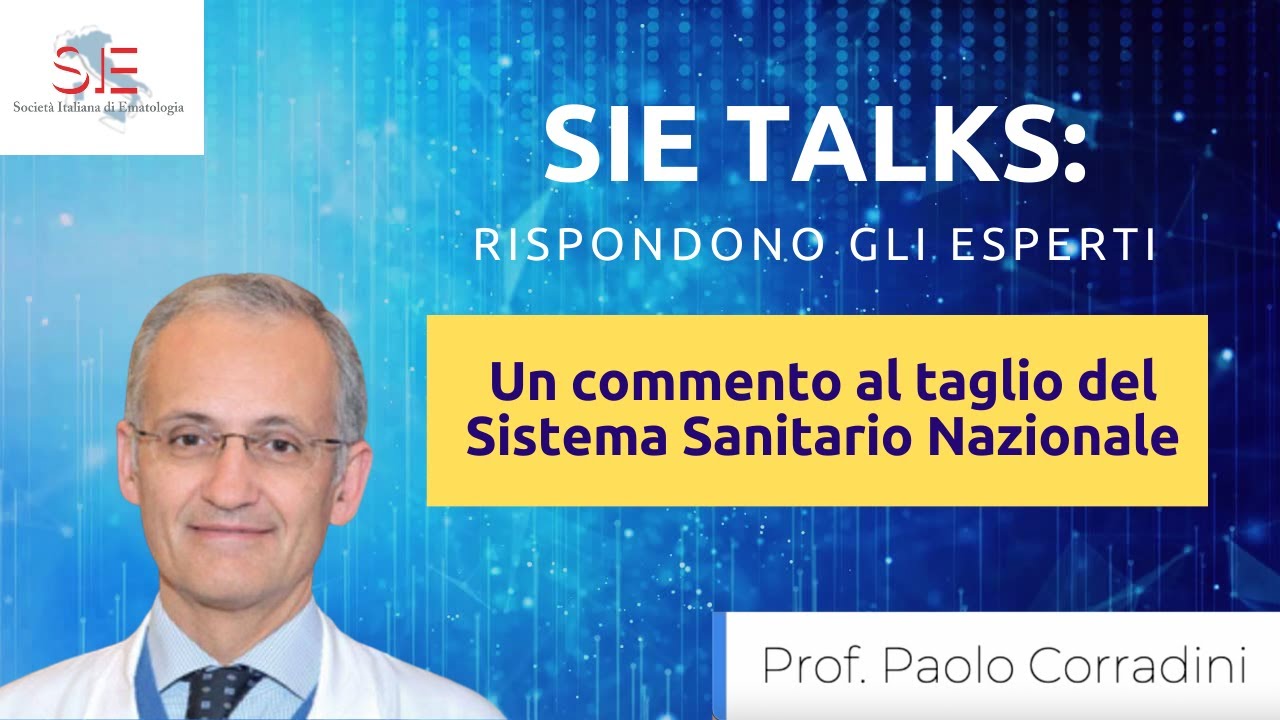 SIE TALKS: tagli al Sistema Sanitario Nazionale | Prof. Paolo Corradini