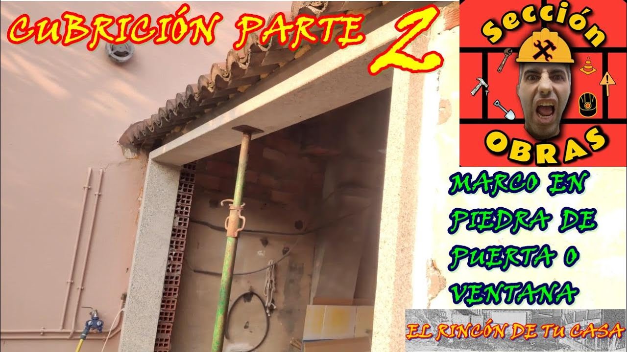 colocar CUBRICIÓN DE PIEDRA  en puerta ventanal