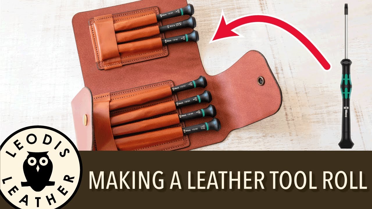 Making a Leather Tool Roll (Wera Kraftform Micro Torx)