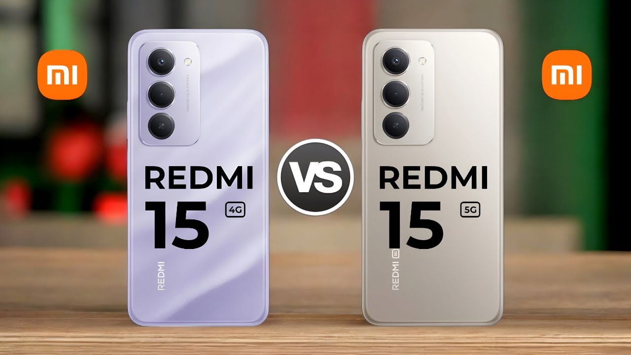 Redmi 15 4G Vs Redmi 15 5G