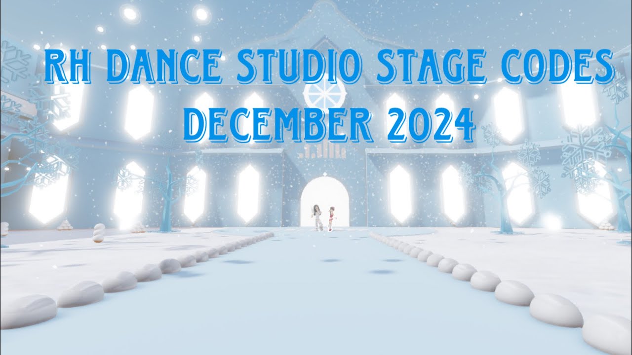 Rh dance studio stage codes( testing server ) ALL WORKING December 2024