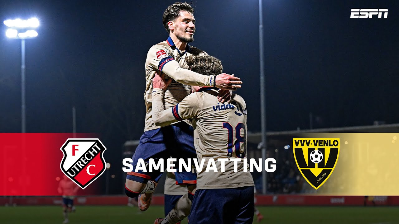 VVV-Venlo geeft VOORSPRONG 2️⃣ KEER WEG! 😅 | Samenvatting Jong FC Utrecht - VVV-Venlo