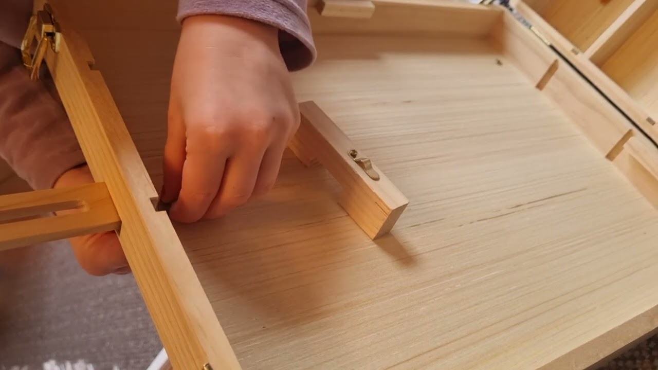 Crelando Koffer Tischstaffelei Aldi Aufbau