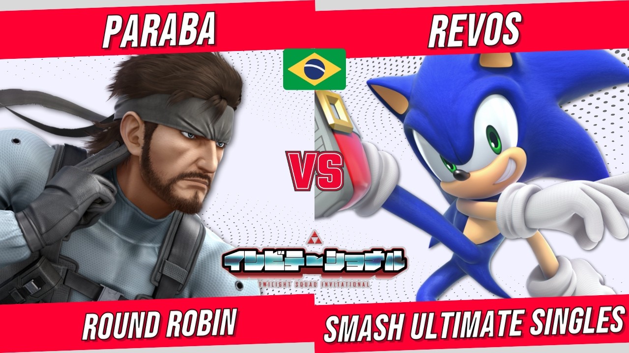 TWILIGHT INVITATIONAL - Paraba (Snake) vs. RevoS (Sonic) - SSBU BRASIL Smash Ultimate