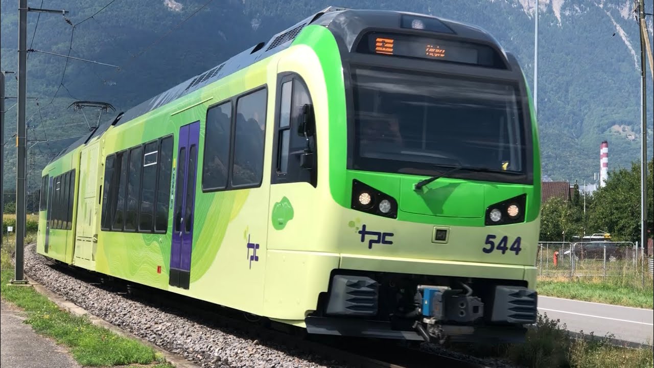 [FR/DE]Trafic ferroviaire/Bahnverkehr TPC(AOMC-Aigle Ollon Mon. Champéry)-Transports Publics Suisses