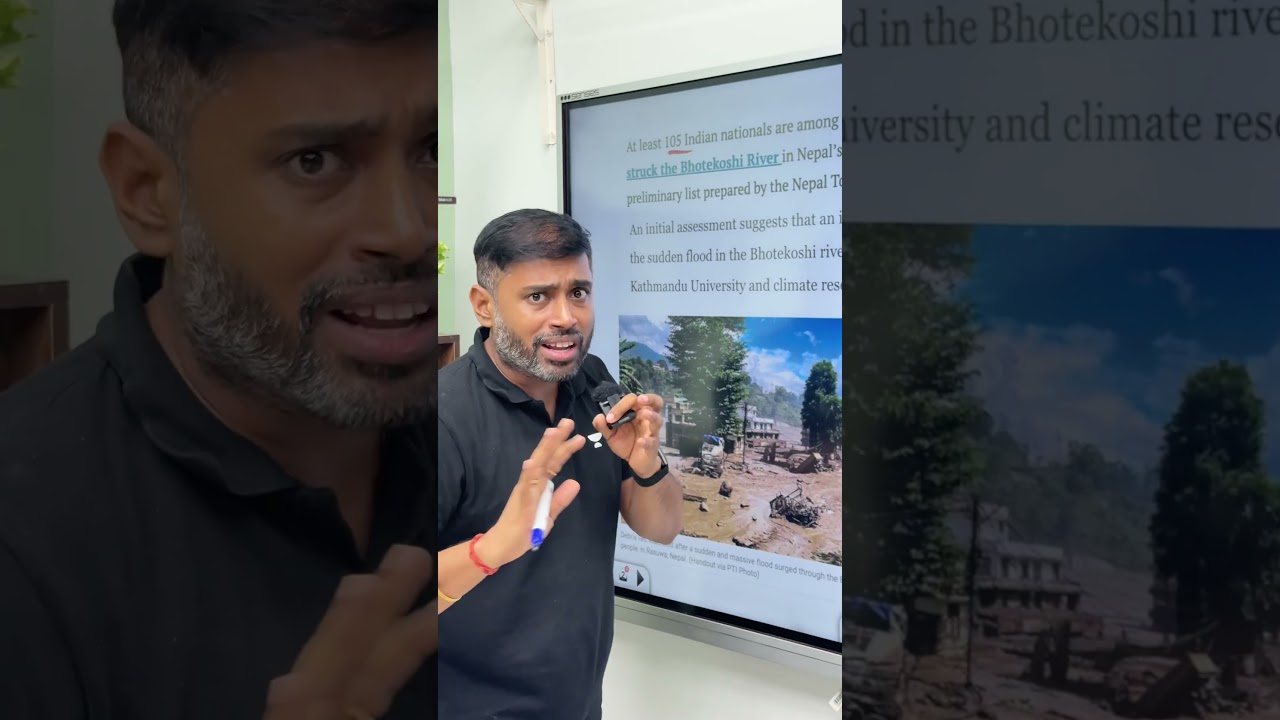 Nepal Flood Explained: Why Did Bhote Koshi River Suddenly Overflow? | UPSC Current Affairs
