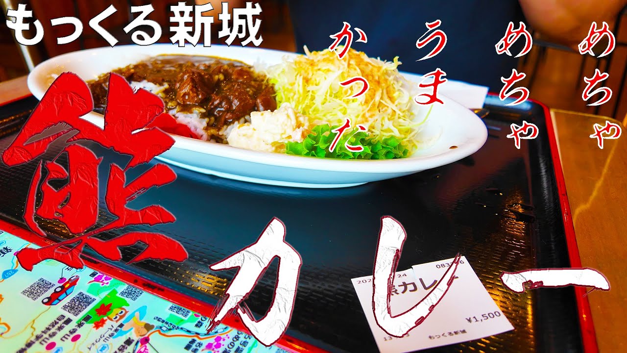 【愛知一人旅】超レアな熊カレー食べてみた！道の駅もっくる新城【激うま】 I tried bear curry!