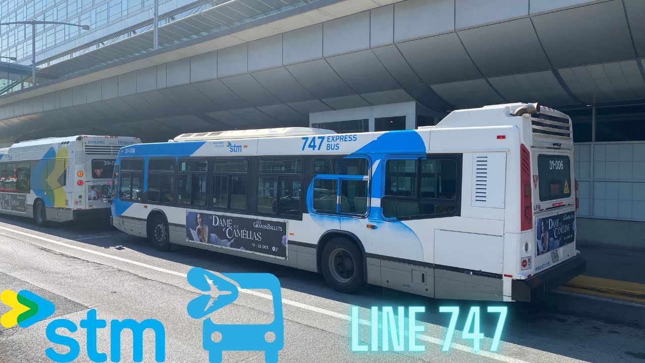 MONTREAL STM NOVA BUS LFS RIDE 31-006 747 ROUTE