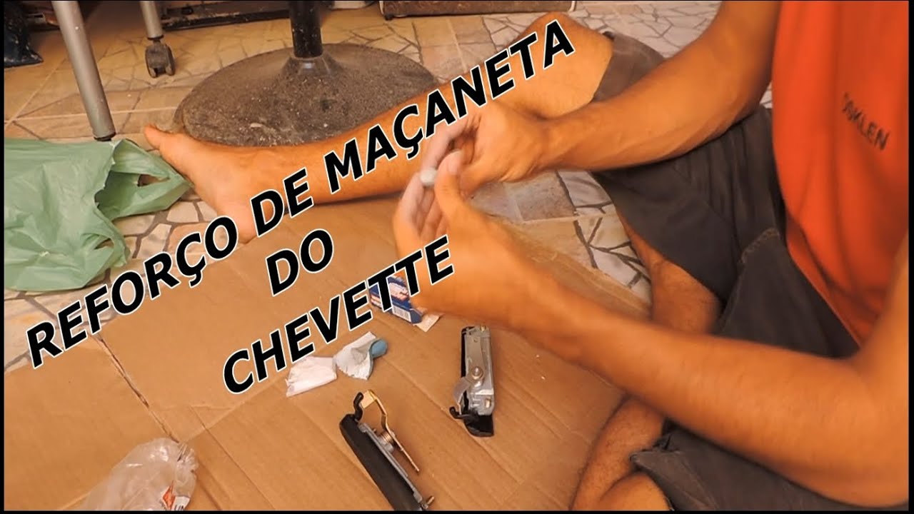 REFORÇO DE MAÇANETA DE CHEVETTE  *BENNY* - PROJETO MEU PRIMEIRO CARRO - PREGADOS