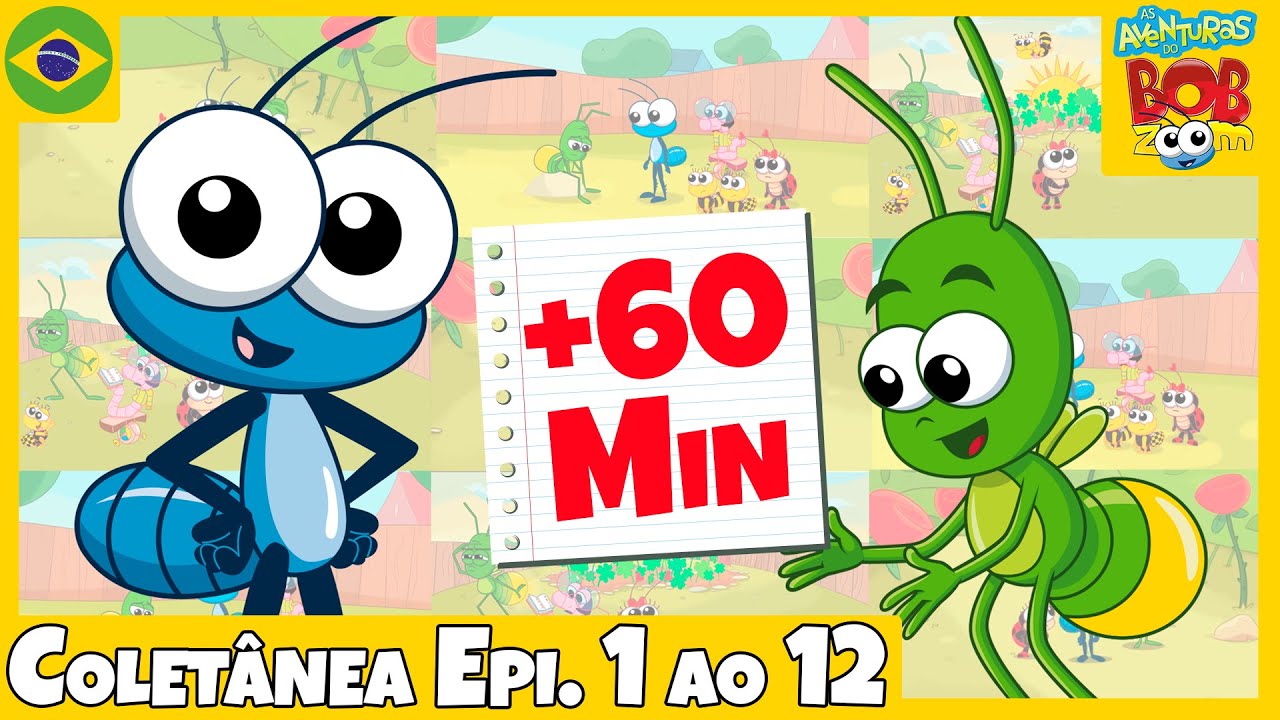 Coletânea do Bob Zoom Episódios 1 a 12 | Vídeo Infantil Musical Oficial | @BobZoom