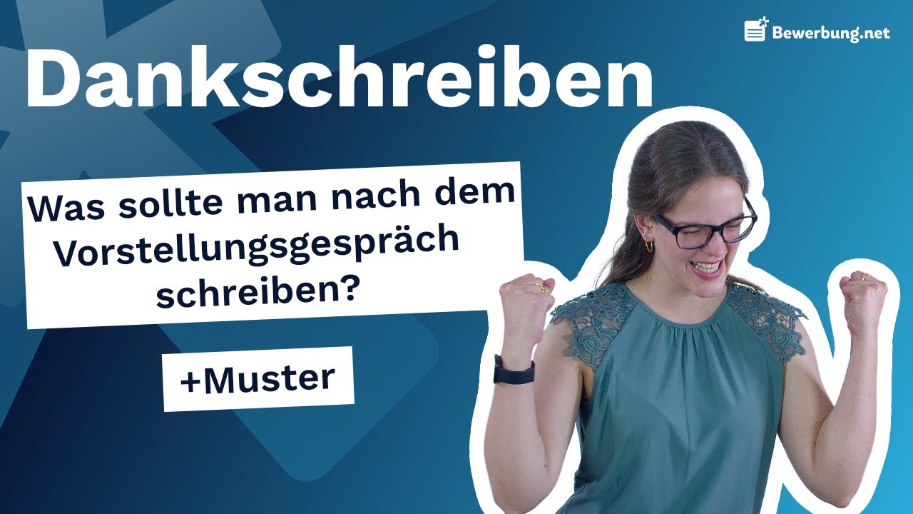 Dankschreiben Bewerbung - Wie die Dankesmail richtig formuliert wird!