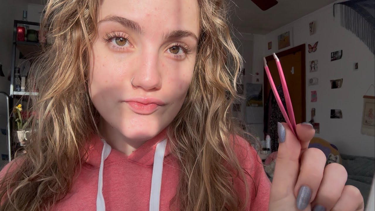 ASMR Plucking Away Your Stress & Insecurity (positive affirmations personal attention roleplay)