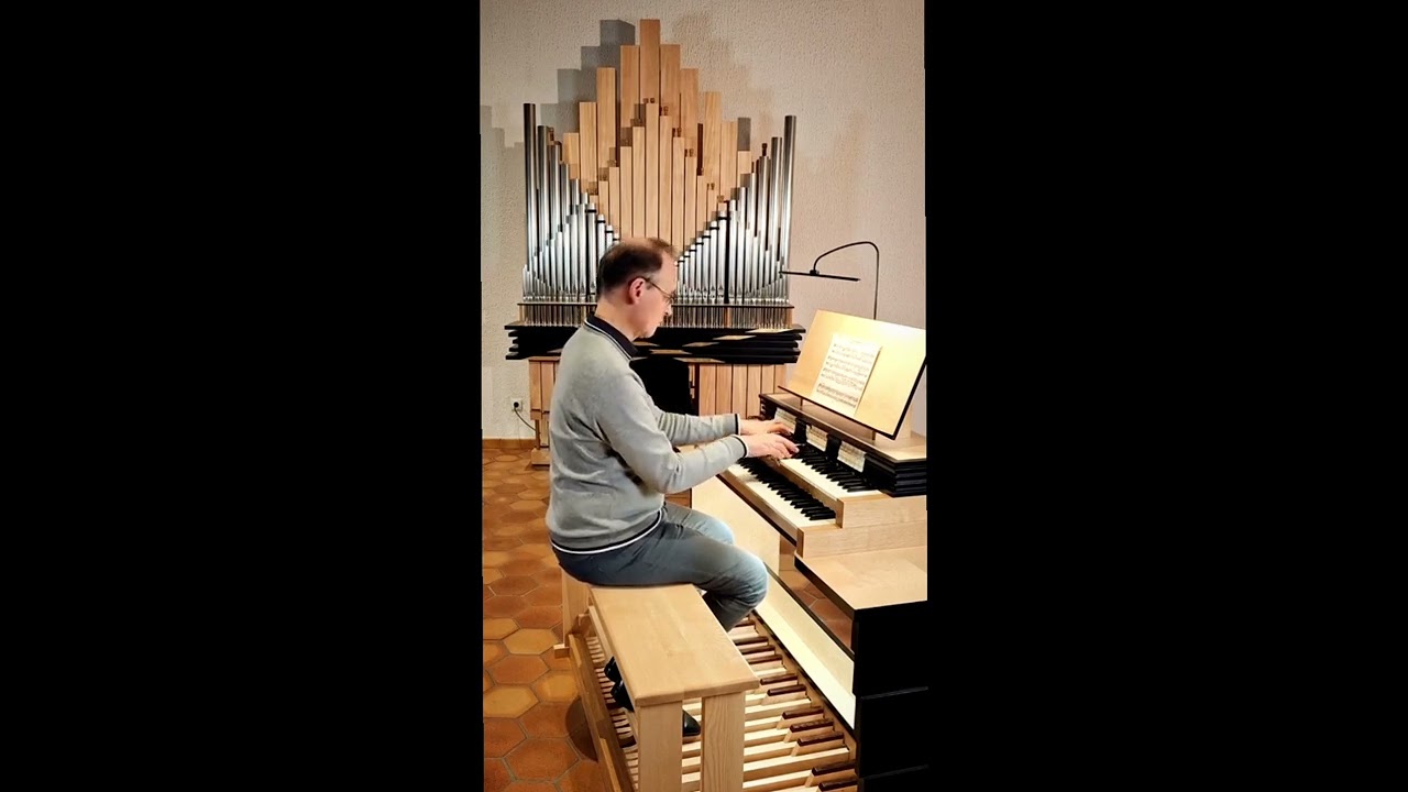 BACH - Choral 'Liebster Jesu, wir sind hier' BWV 706 - Mathieu FREYBURGER orgue