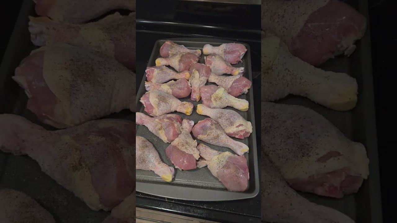Baked chicken drumsticks