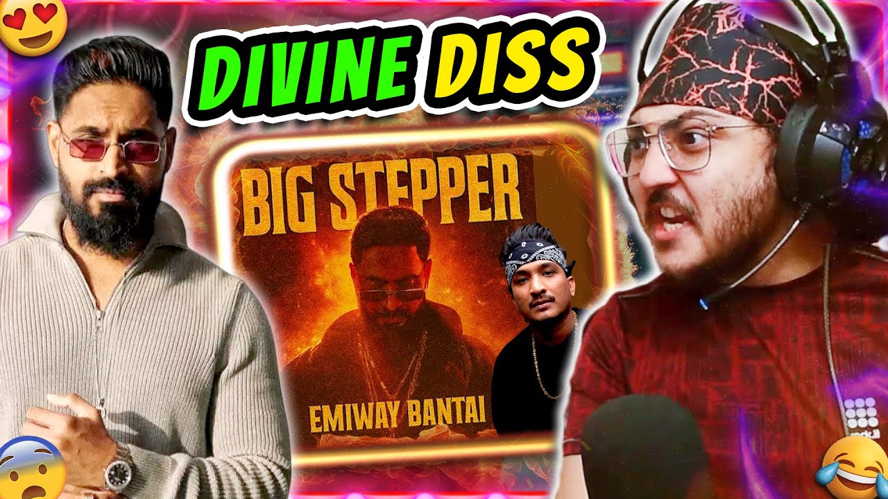 EMIWAY BANTAI BIG STEPPER REACTION | DIVINE KE LIYE DISS THA