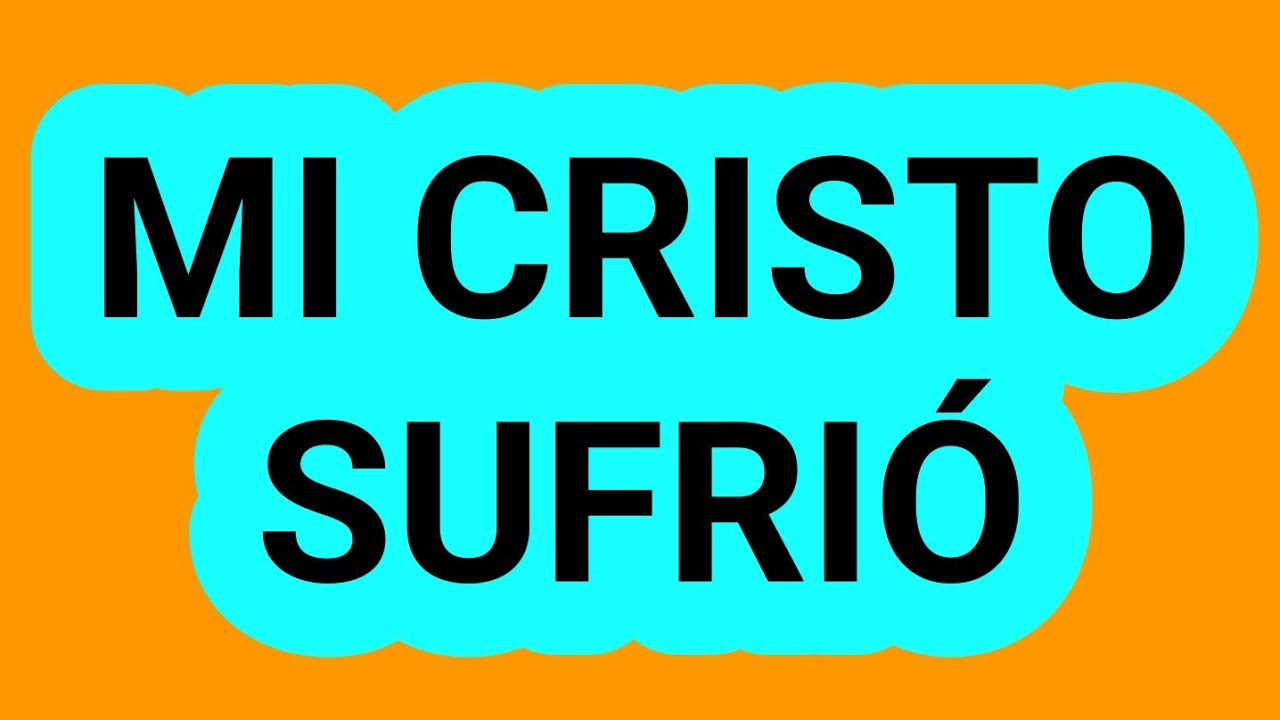 CON GOZÓ # 264 // MI CRISTO SUFRIO //