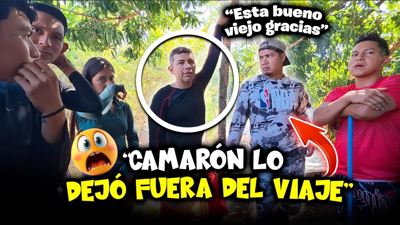 Sapo molesto con Camarón por dejarlo fuera del viaje