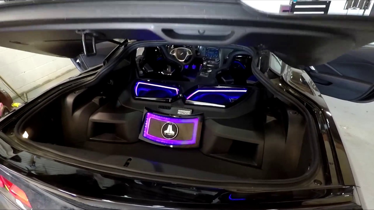NEW SUBWOOFERS IN MY BRAND NEW 2016 CORVETTE STINGRAY