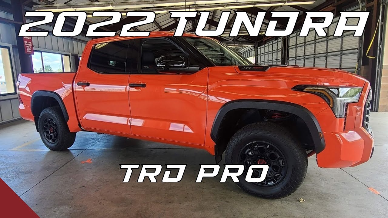 2022 Toyota Tundra TRD Pro Overview