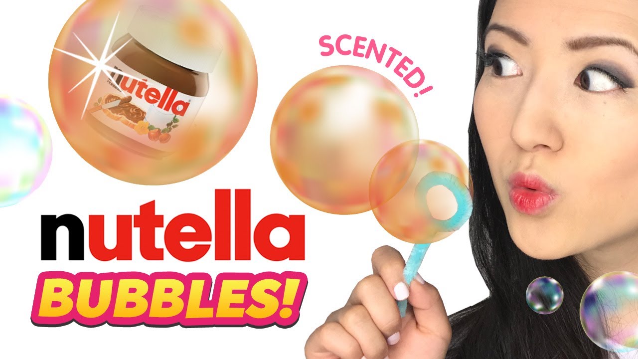 DIY NUTELLA BUBBLES!!! Chocolate Scented Bubbles! Fun Summer DIY, Summer Life Hacks!