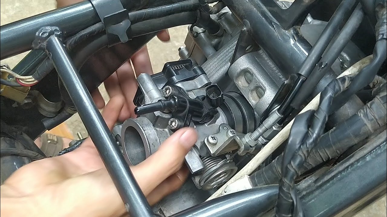 Pasang Throttle Body CB150R old ke New Vixion