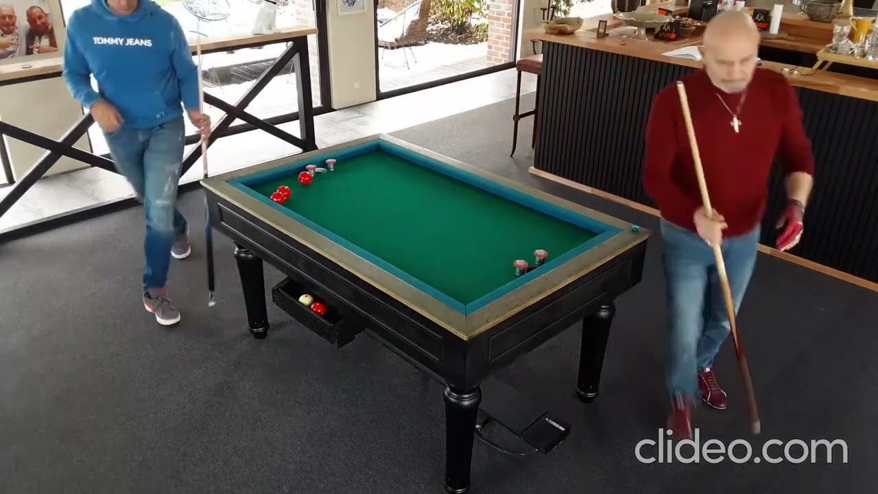 BILLARD .  Finition par la Bande