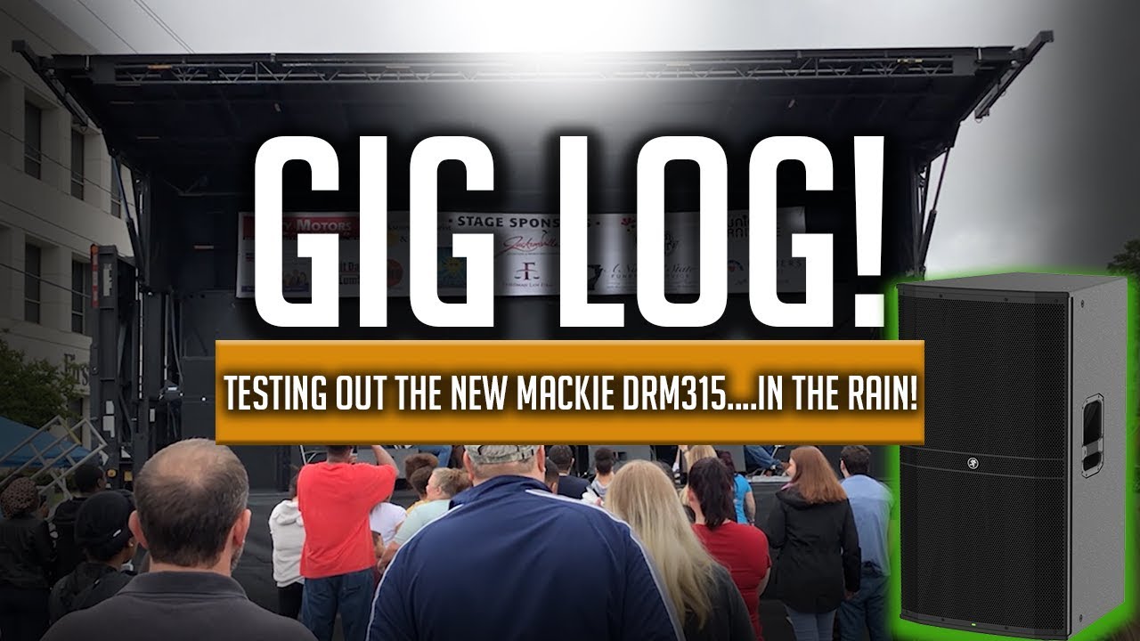 GIG LOG! | SMALL CITY FESTIVAL | NEW GEAR FROM MACKIE!