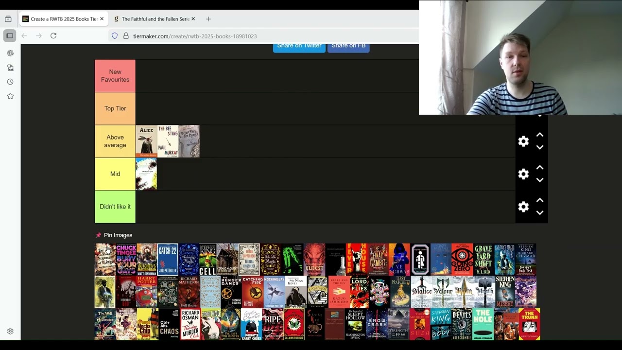 RuWithTheBook's EPIC 2025 reading TIERLIST (70+ books!)