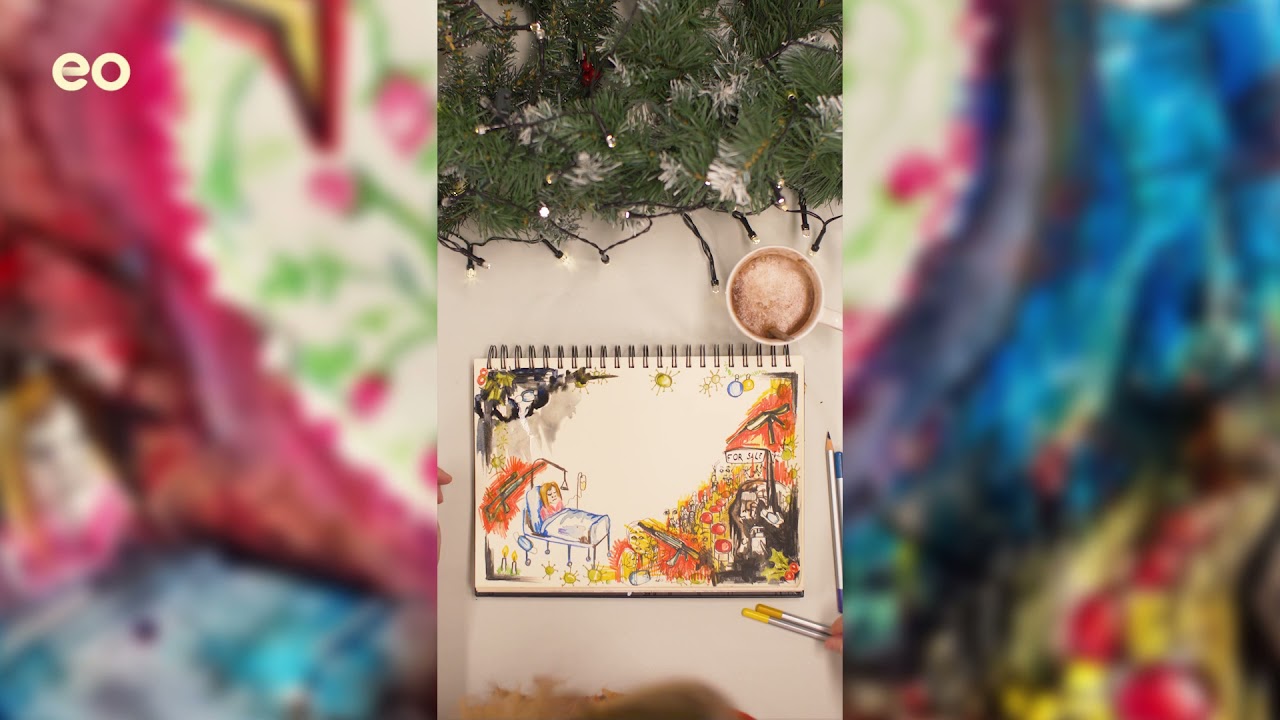 Marleen Stelling Tekent Kerst | We leven in roerige tijden