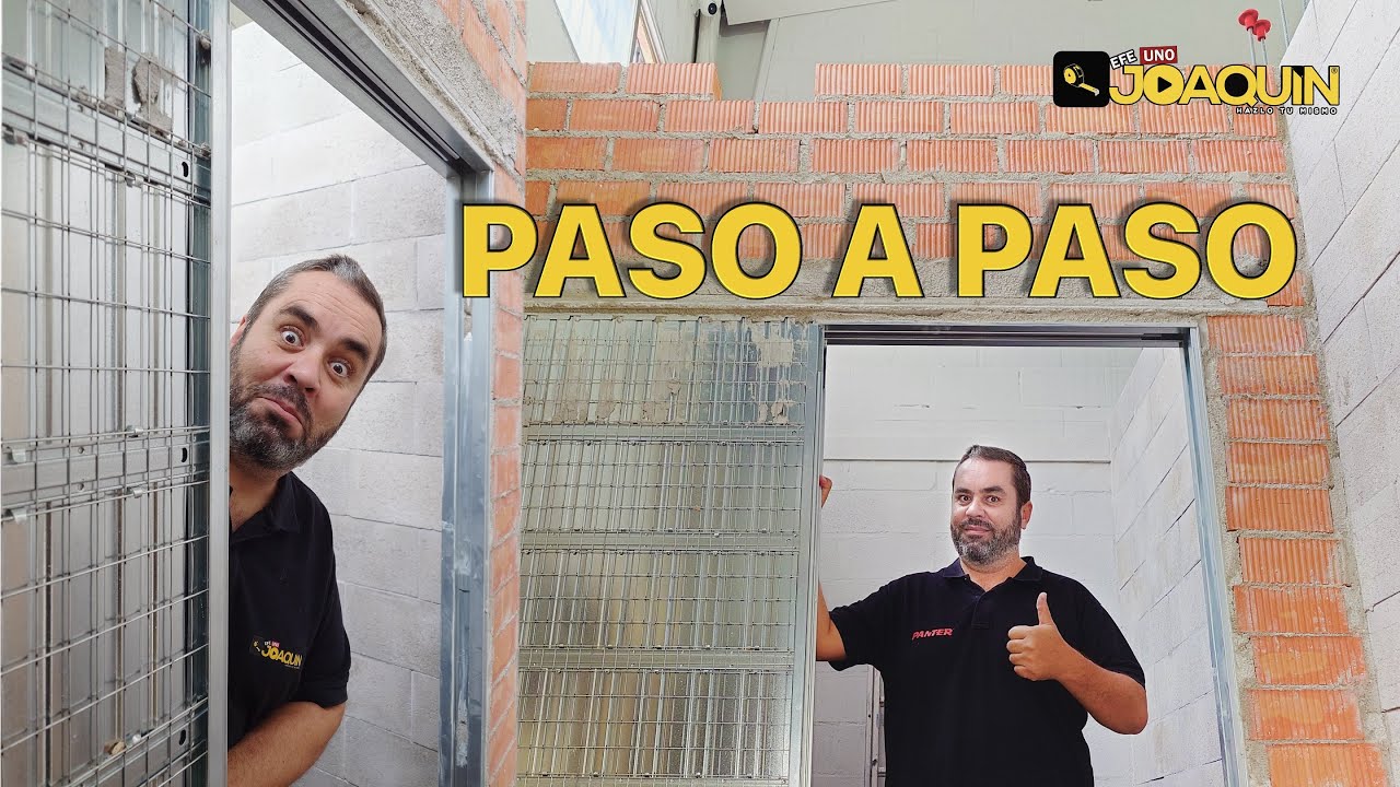 COMO INSTALAR PUERTA CORREDERA DE OBRA