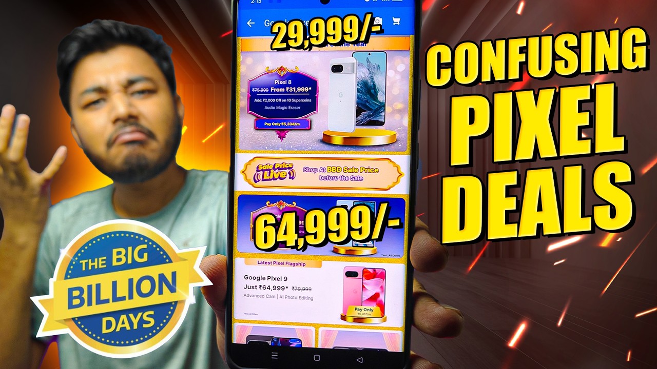 Crazy Google Pixel BBD Sale Offer Deals 2024, Pixel 8 Big Billion Days Flipkart Sale