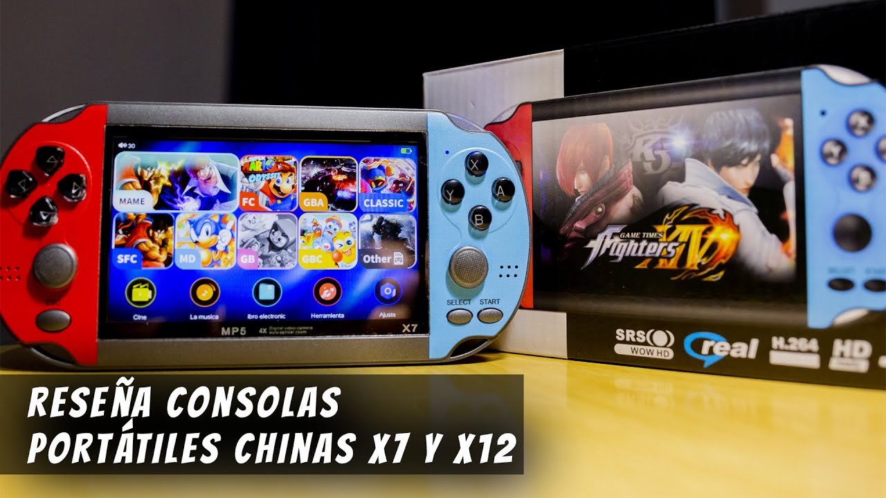 Reseña de Consolas Portátiles Chinas X7 y X12